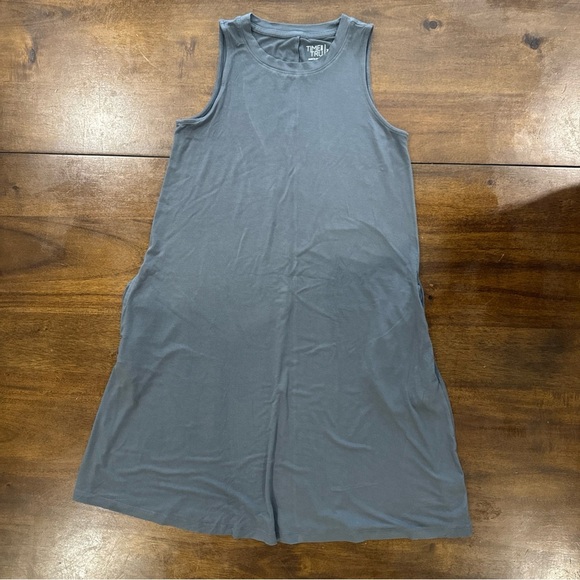 Time and Tru Sleeveless Shift A-line Gray Dress with Pockets Womens Size XS - Picture 1 of 9